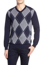 Men's Bugatchi Argyle Wool Sweater