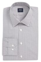 Men's John W. Nordstrom Trim Fit Check Dress Shirt .5 - 34 - Grey