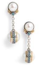 Women's Konstantino Thalia Double Pearl Chain Earrings