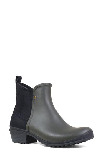 Women's Bogs Vista Mid Rain Bootie M - Green