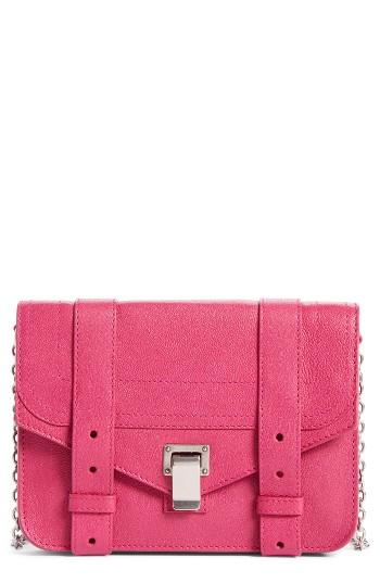 Women's Proenza Schouler Ps1 Leather Chain Wallet - Purple