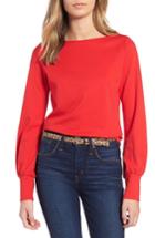 Women's 1901 Blouson Sleeve Top - Red