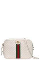 Gucci Small Quilted Leather Camera Bag - Ivory
