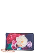 Ted Baker London Blushing Bouquet Convertible Clutch - Blue