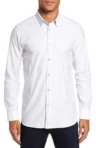Men's Ted Baker London Annisley Modern Slim Fit Sport Shirt (l) - Grey