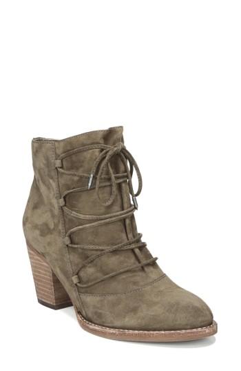 Women's Sam Edelman Millard Lace-up Bootie M - Green
