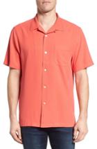 Men's Tommy Bahama Catalina Twill Sport Shirt - Black