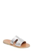 Women's Ancient Greek Sandals Apteros Slide Sandal Us / 37eu - Metallic