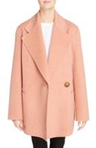 Women's Acne Studios Anika Double Wool & Cashmere Coat Us / 32 Eu - Pink