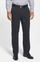 Men's Cutter & Buck Curtis Flat Front Five-pocket Cotton Twill Pants X 34 - Black