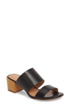 Women's Madewell Kiera Block Heel Mule M - Black