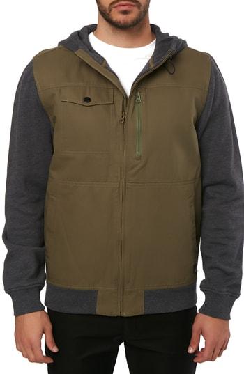 Men's O'neill Calgary Zip Hoodie - Green