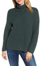 Women's Chelsea28 Cozy Chunky Turtleneck Sweater, Size - Green