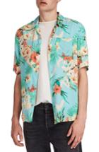 Men's Allsaints Calypso Fit Sport Shirt, Size Small - Blue