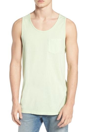 Men's Rvca Pigment Tank - Green