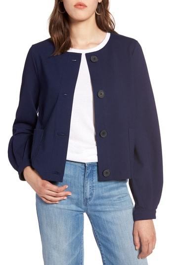 Women's Halogen Ponte Jacket - Blue