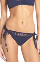Women's Robin Piccone 'sophia' Tie Side Bikini Bottoms - Blue