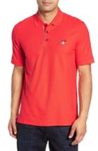 Men's Robert Graham Devil Pique Polo - Red