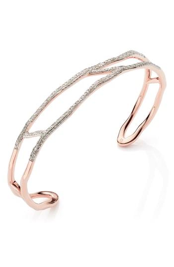 Women's Monica Vinader Riva Waterfall Diamond Cuff