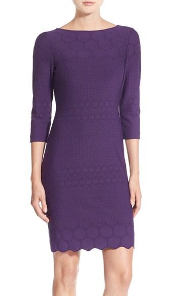 Women's Julia Jordan Eyelet Sheath Dress, Size - (online Only)