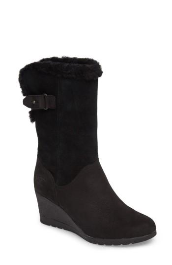 Women's Ugg Edelina Wedge Boot M - Black