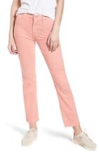 Women's Mother The Rascal Ankle Snippet Jeans - Pink