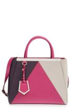 Fendi 'petite 2jours Colorblock' Leather Shopper -