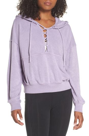 Women's Free People Believer Hoodie - Purple