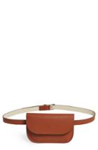 Accessory Collective Faux Leather Belt Bag - Brown