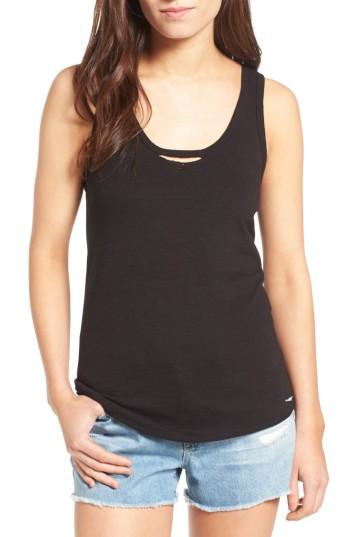 Women's Pam & Gela Racerback Tank, Size - Black