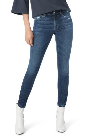 Women's Joe's Icon Gathered Hem Ankle Skinny Jeans - Blue