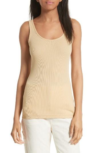 Women's Vince Scoop Neck Tank - Beige