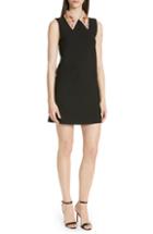 Women's N Degree21 Beaded Collar Shift Dress Us / 38 It - Black