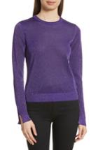 Women's Kenzo Metallic Knit Sweater - Purple