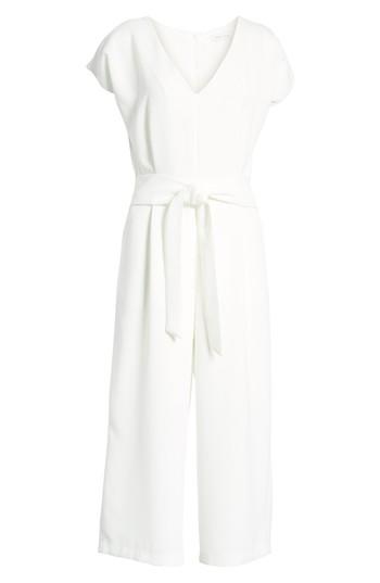 Women's Bishop + Young Front Tie Jumpsuit - White