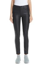 Women's Emporio Armani Coated Skinny Jeans - Black