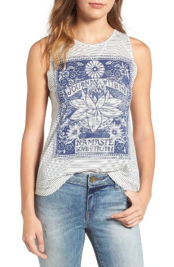 Women's Lucky Brand Matchbox Stripe Tank