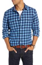 Men's 1901 Regular Fit Workwear Plaid Flannel Shirt - Blue