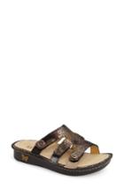 Women's Alegria 'venice' Sandal -8.5us / 38eu - Metallic