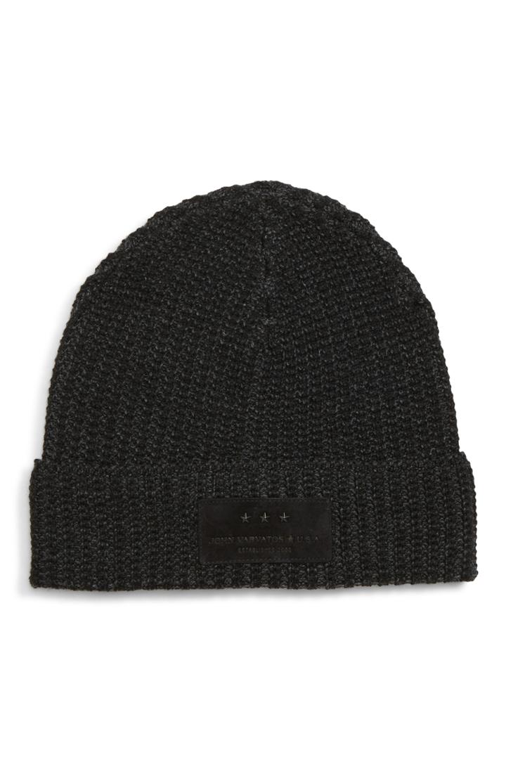 Men's John Varvatos Star Usa Plated Merino Wool Beanie -