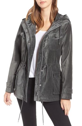 Women's Bnci Cotton Velveteen Hooded Anorak Jacket