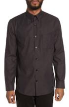 Men's Theory Rammy Trim Fit Sport Shirt - Brown