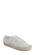 Women's Saint Laurent Court Classic Embellished Star Sneaker Us / 36eu - White