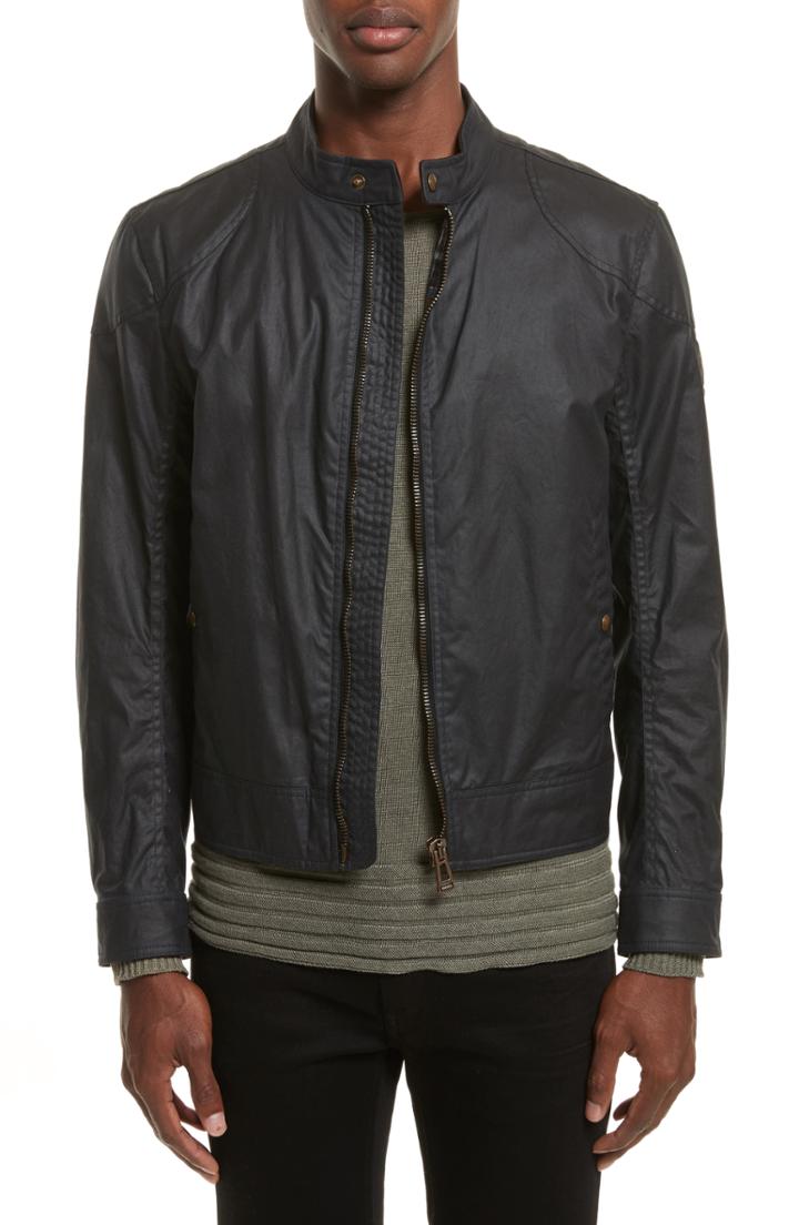 Men's Belstaff Kelland Coated Cotton Moto Jacket