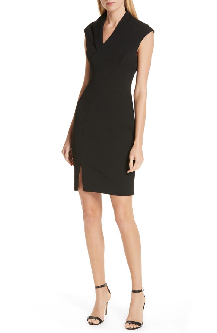 Women's Nsr Brittney Ruffle Sleeve Lace Dress - Black