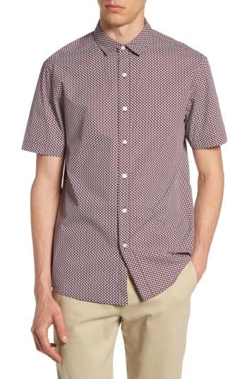 Men's Topman Ditsy Floral Print Shirt