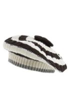 Women's Kate Spade New York Bold Stripe Beret - Ivory