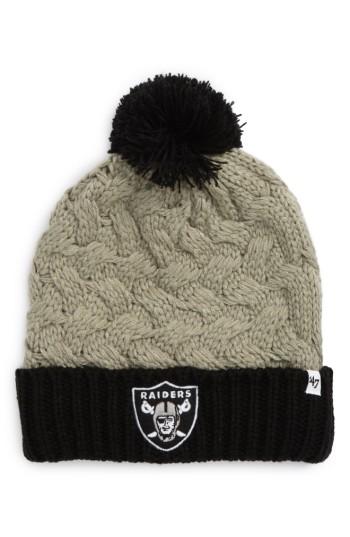 Women's '47 Matterhorn Oakland Raiders Beanie - Grey