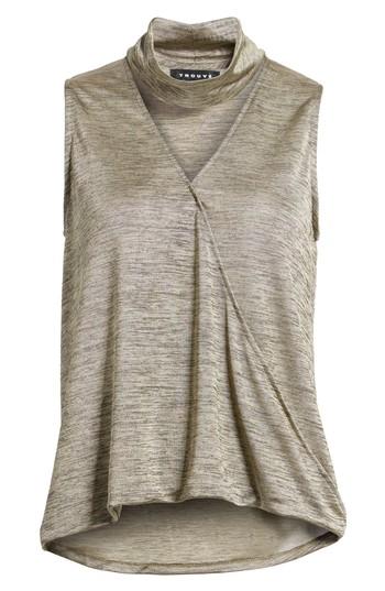 Women's Trouve Choker Tank - Metallic
