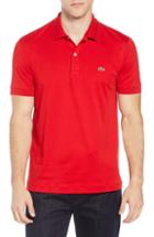 Men's Lacoste Jersey Interlock Fit Polo, Size 9(4xl) - Red